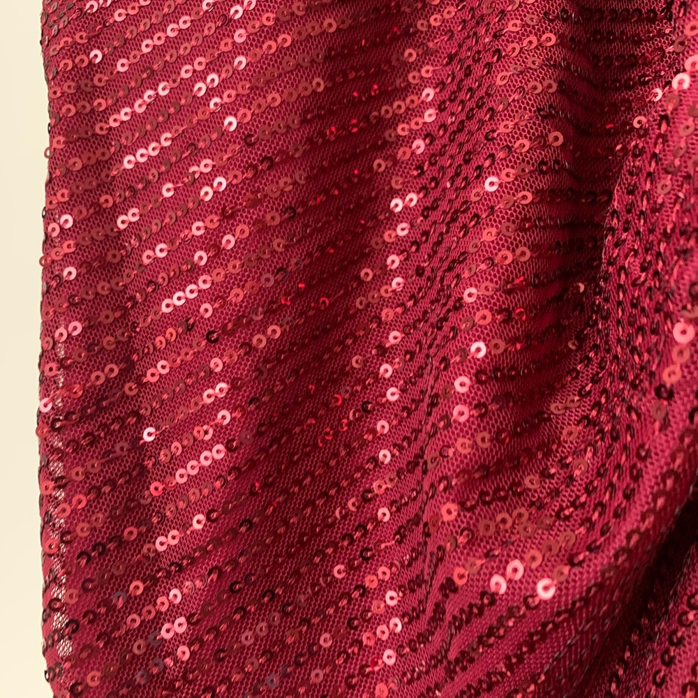 SHEIN Burgundy dress - Picture 4 of 4